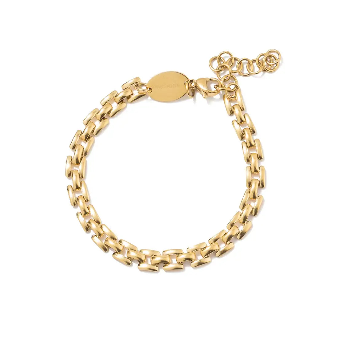 Brenda Grands | Squared Chain Bracelet | Sweetest Stitch