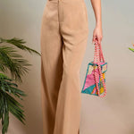 Blu Pepper | Tan Wide Leg Pants | Sweetest Stitch Shop Womens