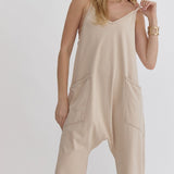 Entro | Relaxed Fit Neutral Jumpsuit | Sweetest Stitch Richmond 