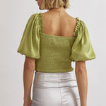 Entro | Green Going Out Top | Sweetest Stitch Online Boutique