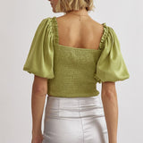 Entro | Green Going Out Top | Sweetest Stitch Online Boutique