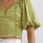 Entro | Green Going Out Top | Sweetest Stitch Online Boutique