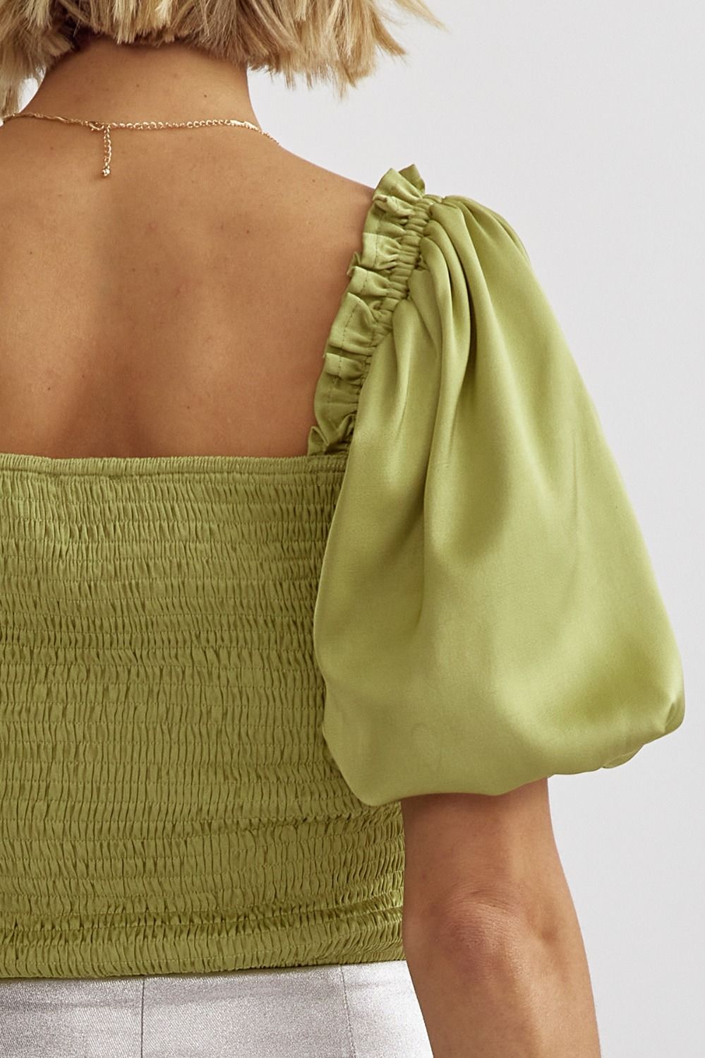 Entro | Green Going Out Top | Sweetest Stitch Online Boutique