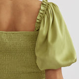 Entro | Green Going Out Top | Sweetest Stitch Online Boutique